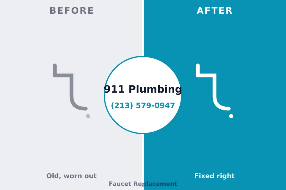 Before and after: plumbing company Schoolcraft, MI